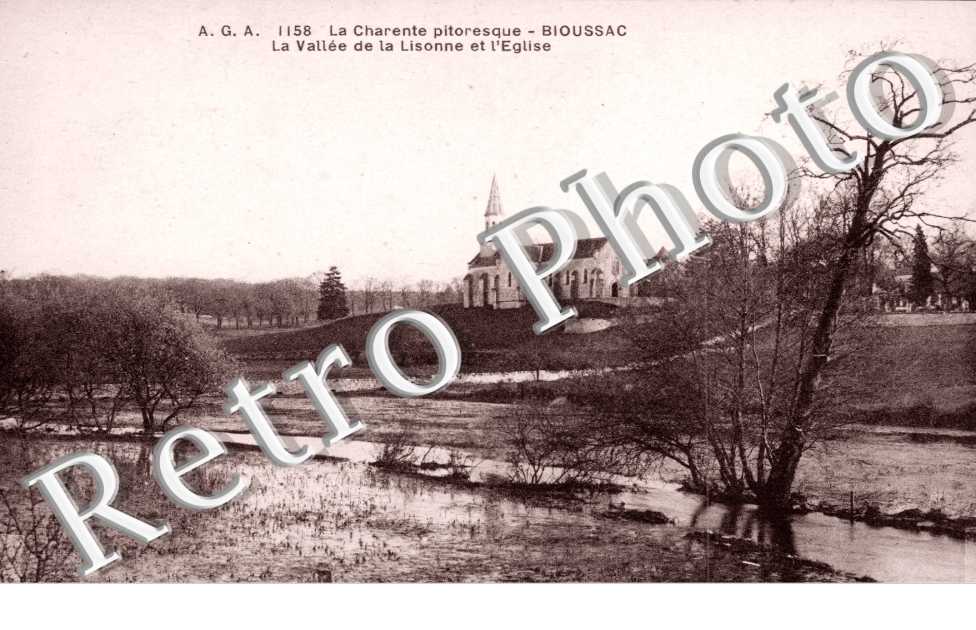 La vallee de la Lisonne et l'eglise