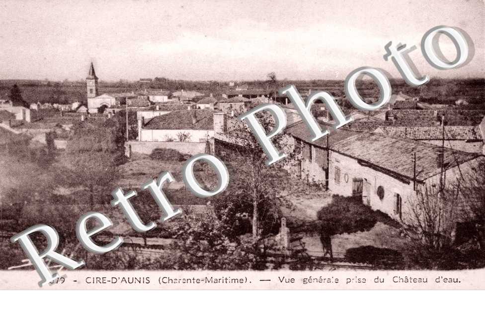 Vue generale prise du chateau d'eau