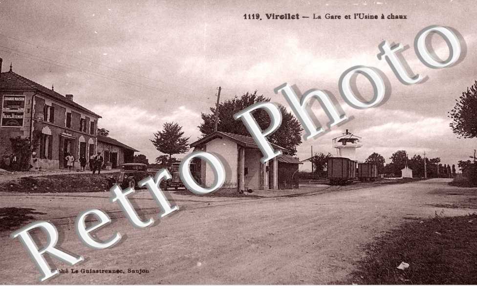 la gare et l'usine a chaux