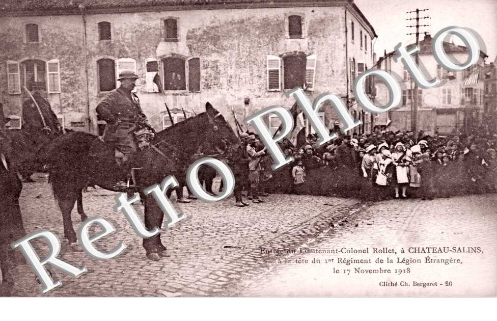 Entrée du Lieutenant Colonel Rollet - 17 novembre 1918