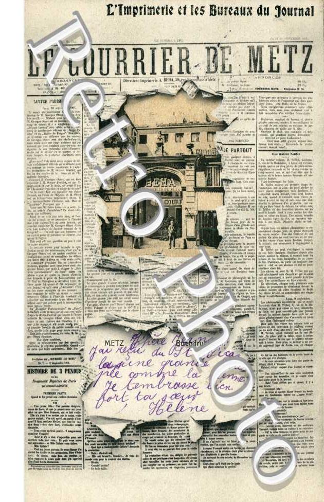 Le Courrier de Metz -  L'imprimerie et les bureaux du Journal