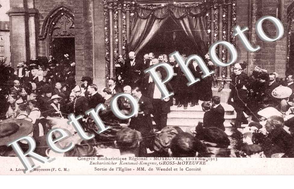 Congres Eucharistique Regional - 11-12 Mai 1913 - Sortie de l'Eglise