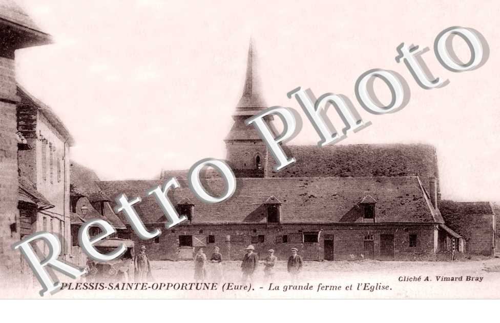 la grande ferme et l'eglise