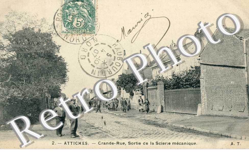 Grande Rue - Sortie de la Scierie Mécanique