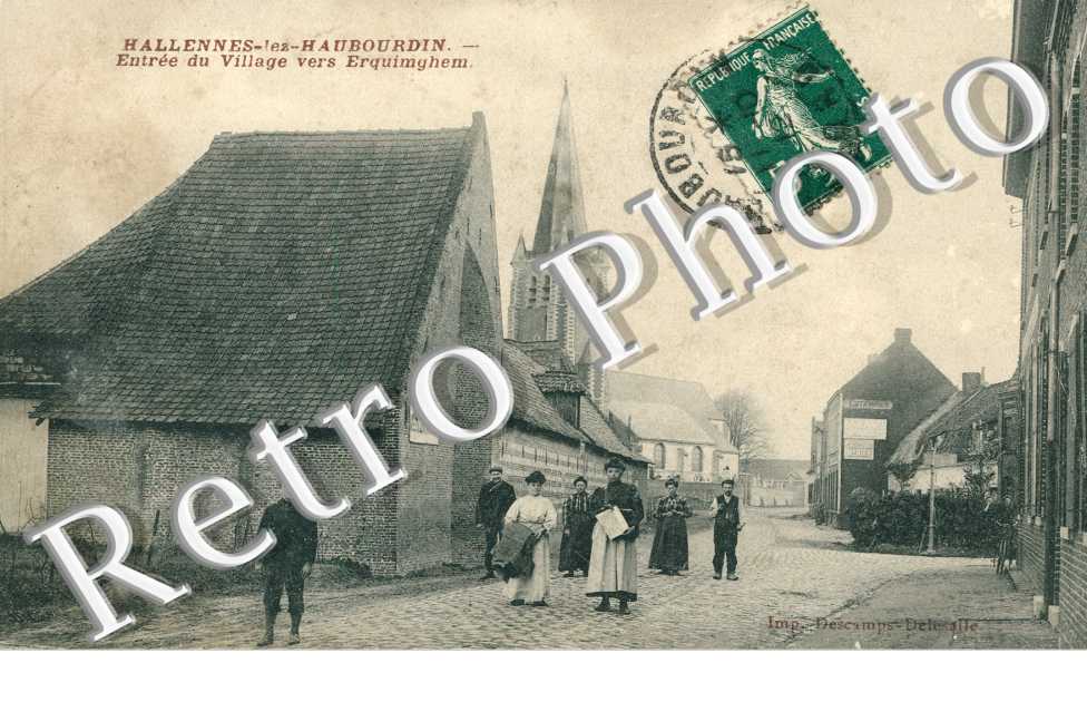 entree du village vers Erquimghem