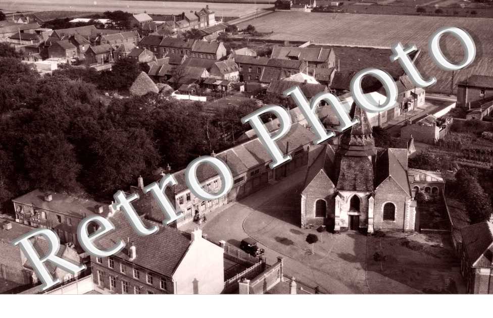 eglise Saint-Martin  Vue aerienne