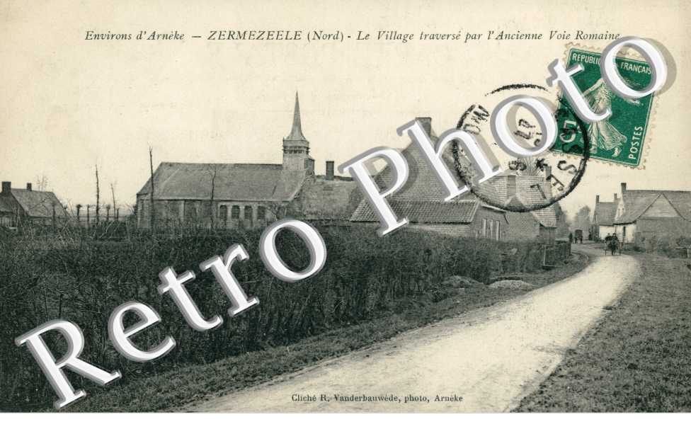 le Village traverse par l'ancienne voie romaine