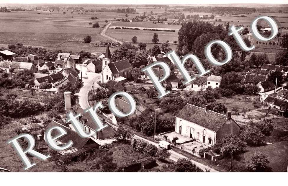 le bourg Vue aerienne