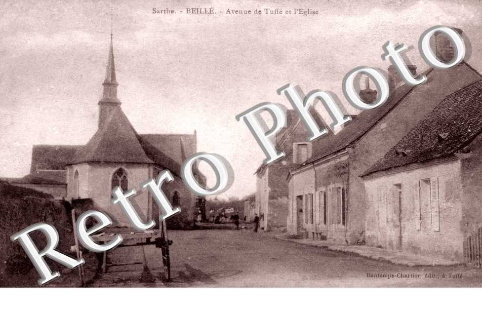 Avenue de Tuffé et l'église