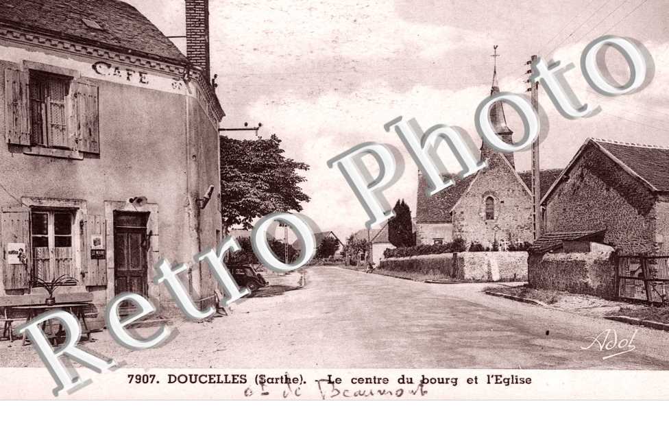 Le Centre du bourg et l'eglise