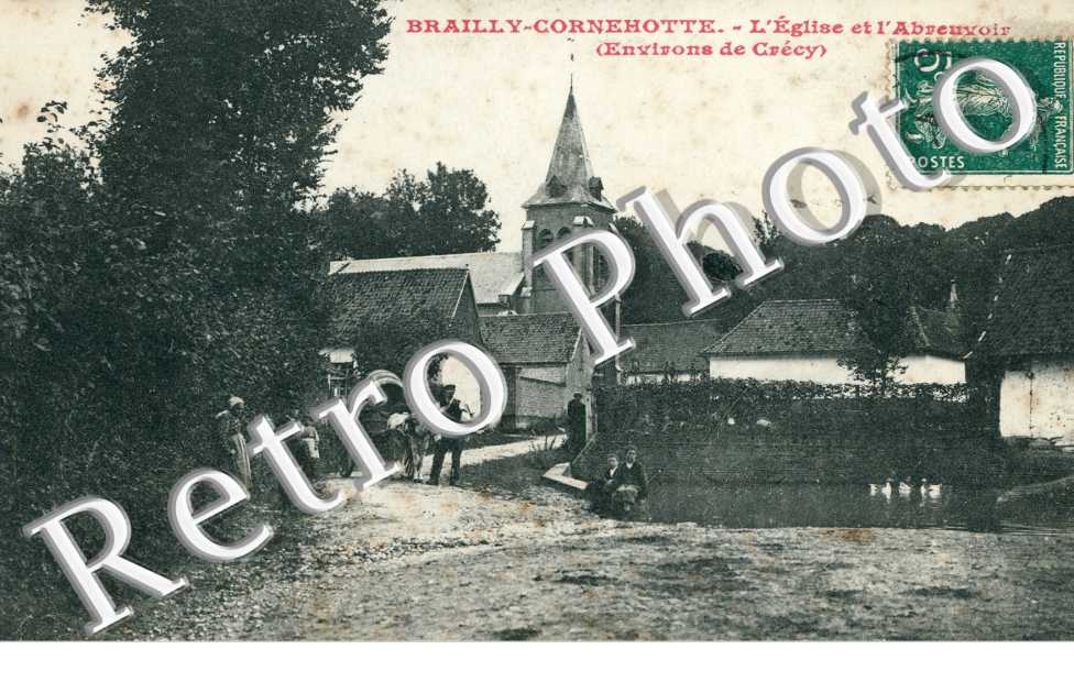 L'église et l'abreuvoir