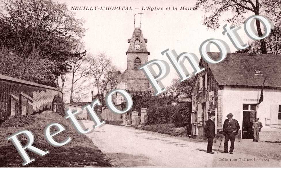 l'église et la mairie
