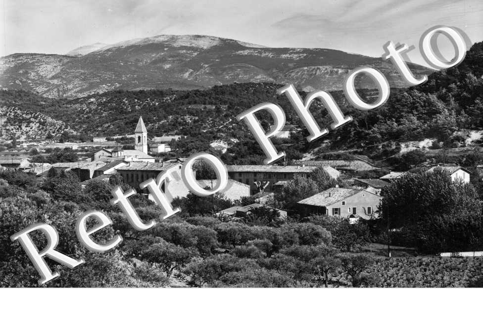 vue generale avec au fond le Mont Ventoux