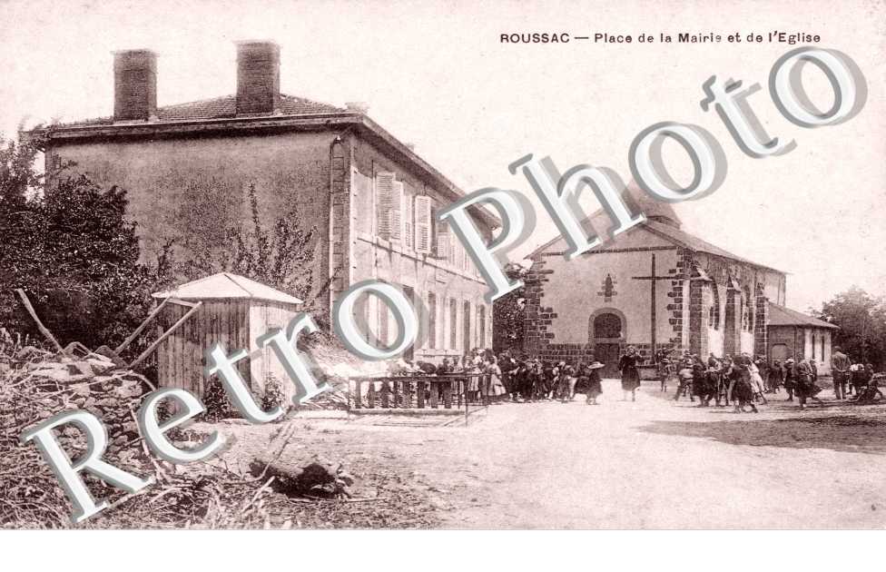 place de la mairie et de l'eglise