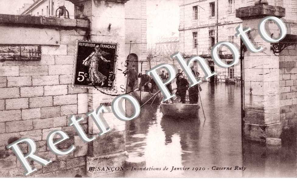 Inondations de Janvier 1910 - Caserne Ruty