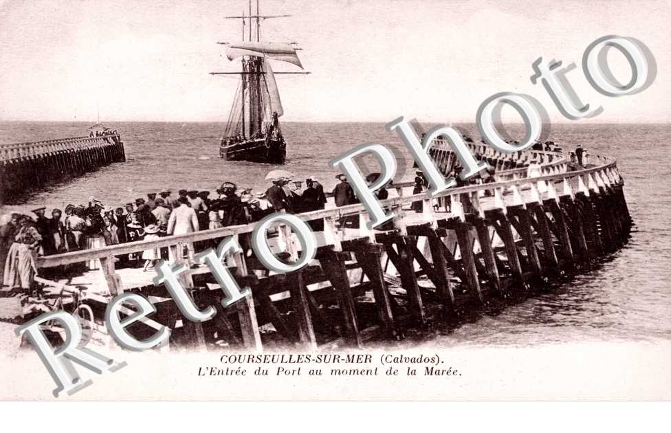 l'entree du port au moment de la maree