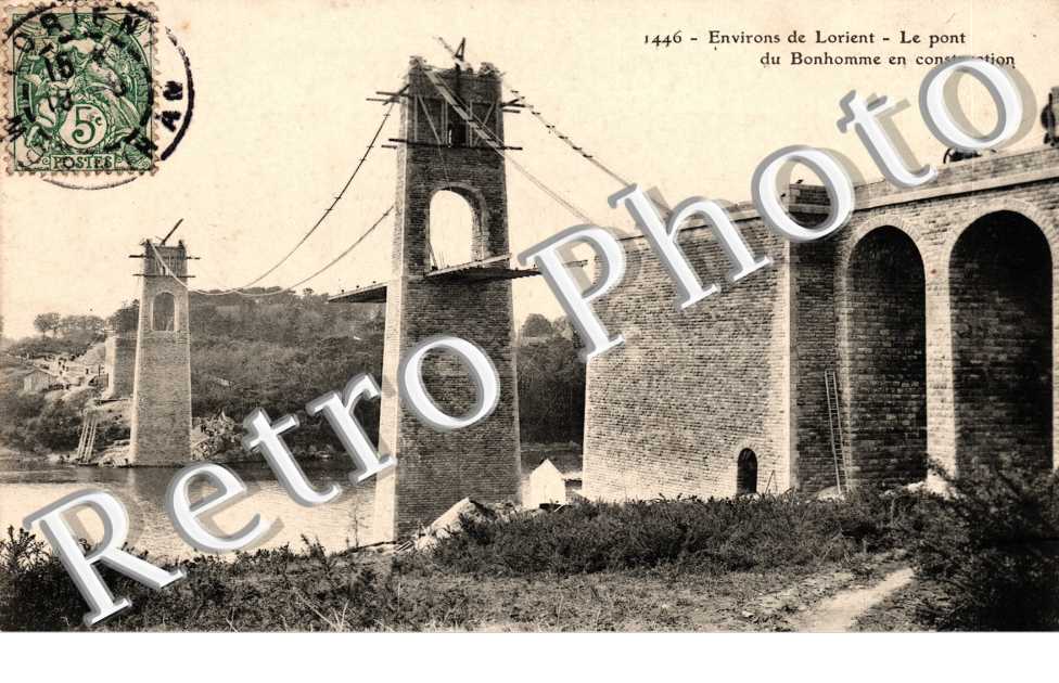 le pont du Bonhomme en construction