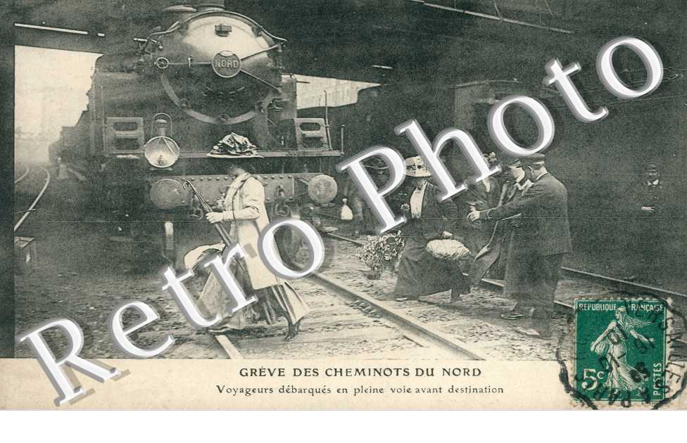 La grève des cheminots du Nord - Voyageurs débarqués en pleine voie avant destination