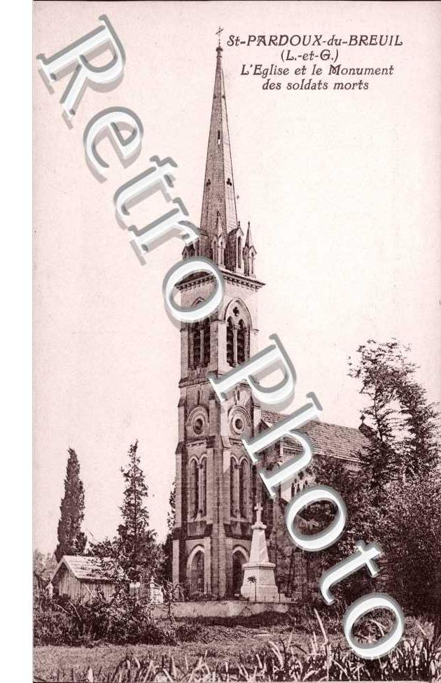 l'église et le monument aux morts