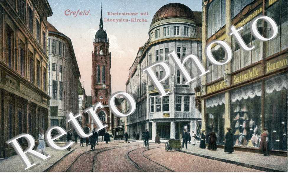 Rgeinstrasse mit Dionysius Kirche