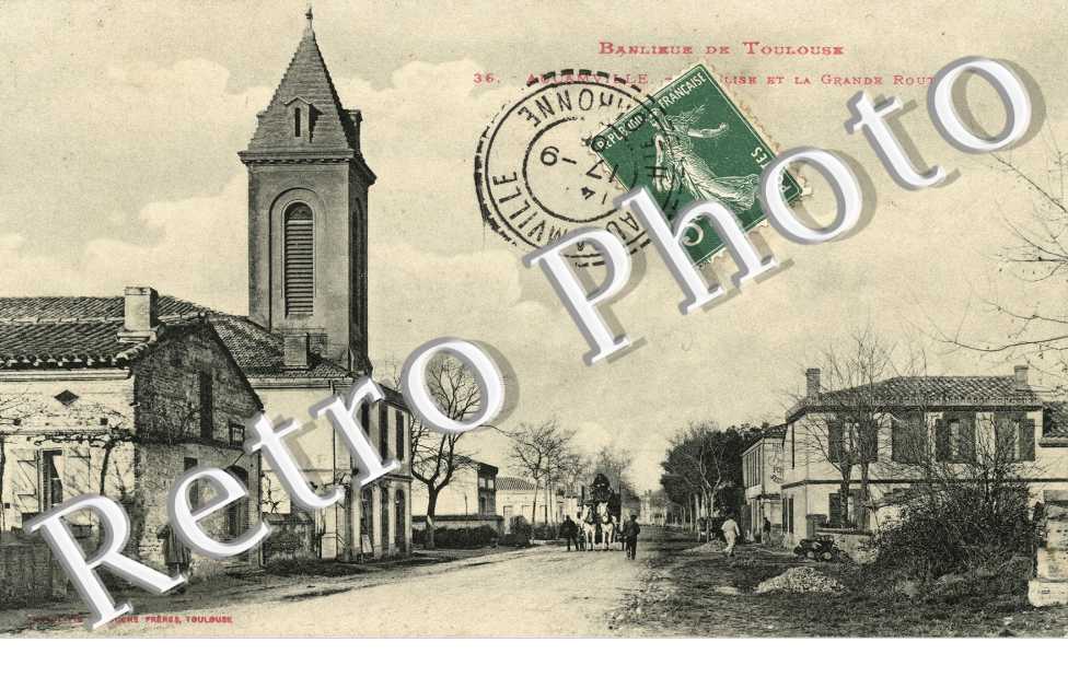 l'église et la grande route