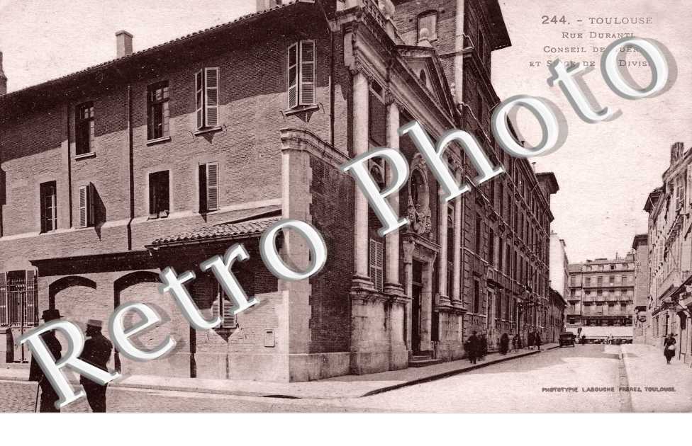 rue Duranti Conseil de Guerre et siège de la Division