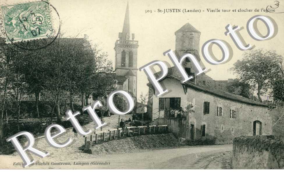 Vieille tour et clocher de l'eglise