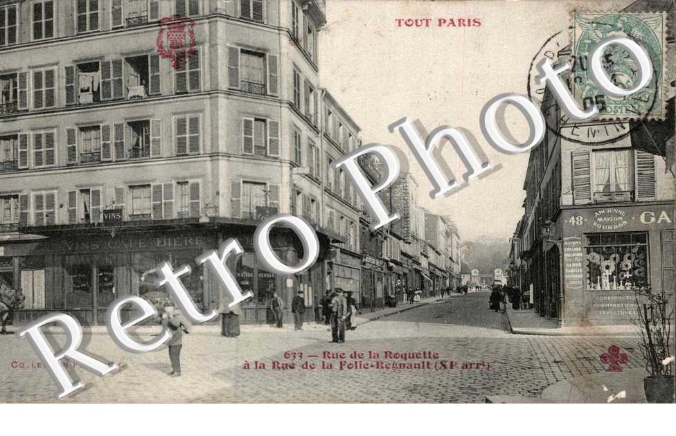 rue de la Roquette a la rue de la Folie Regnault