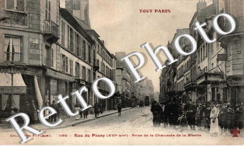 rue de Passy prise de la chaussee de la Muette