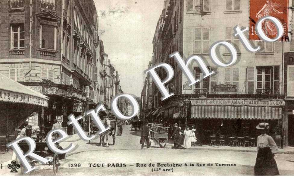 rue de Bretagne a la rue de Turenne