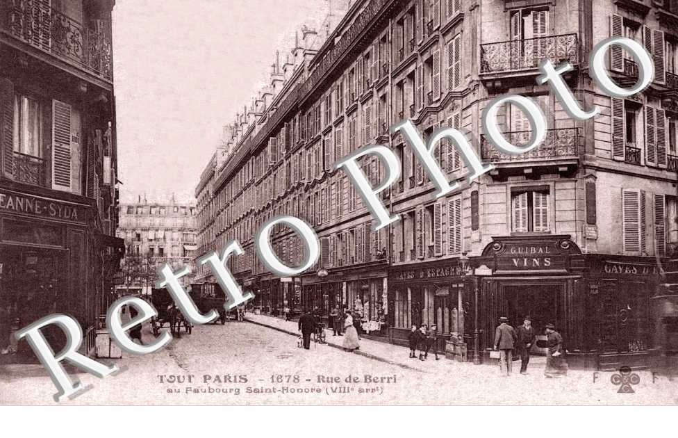 rue de Berri au faubourg Saint-Honoré
