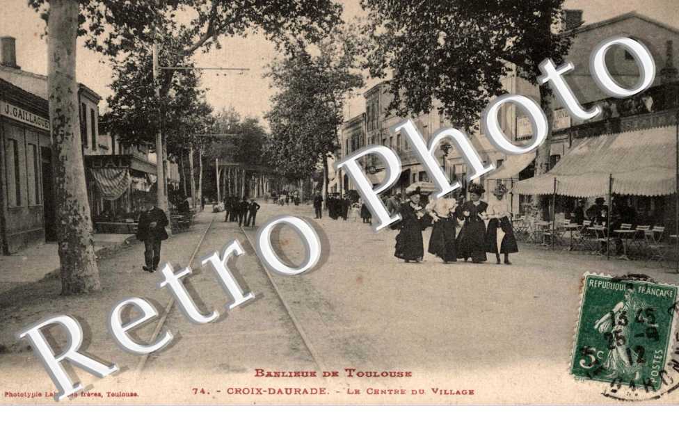 Croix-Daurade Le centre du village