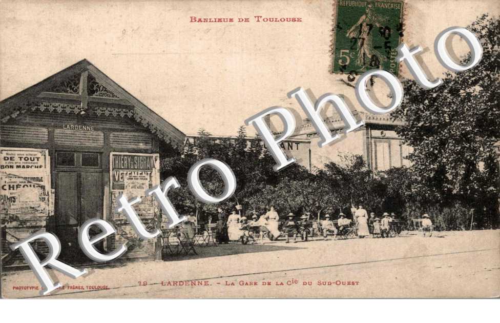 Lardenne - La gare de la Cie du Sud Ouest