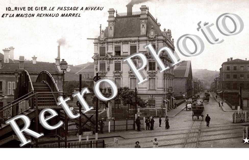 le passage à niveau et la maison Reynaud Marrel