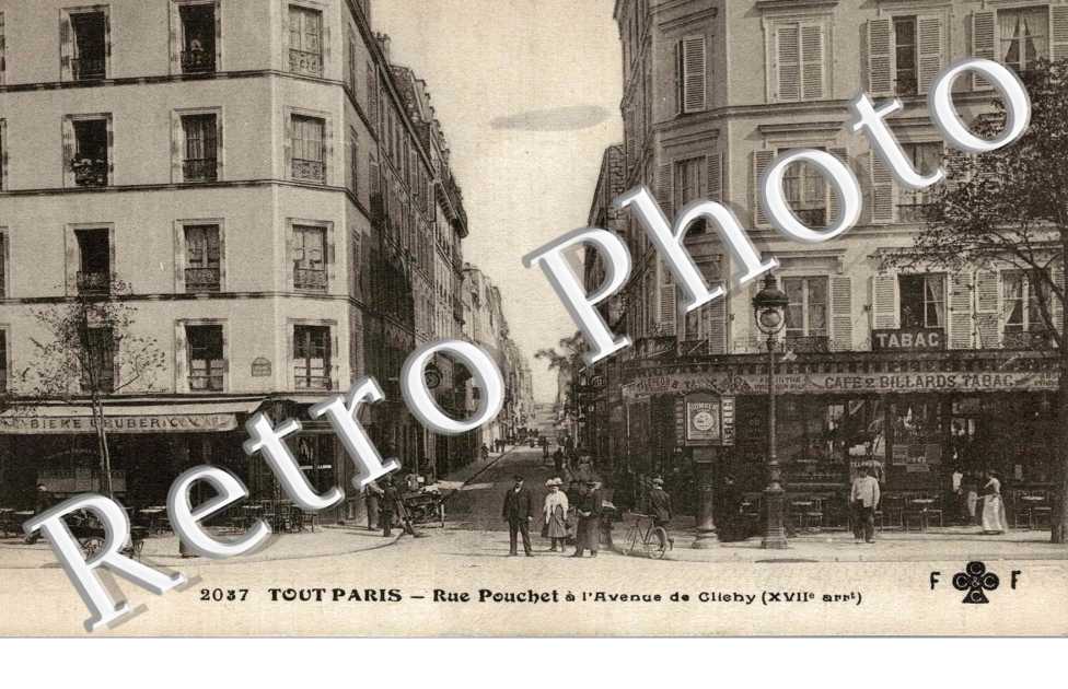 rue Pouchet à l'avenue de Clichy
