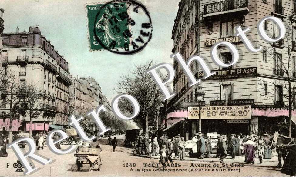Avenue de Saint-Ouen a la rue Championnet