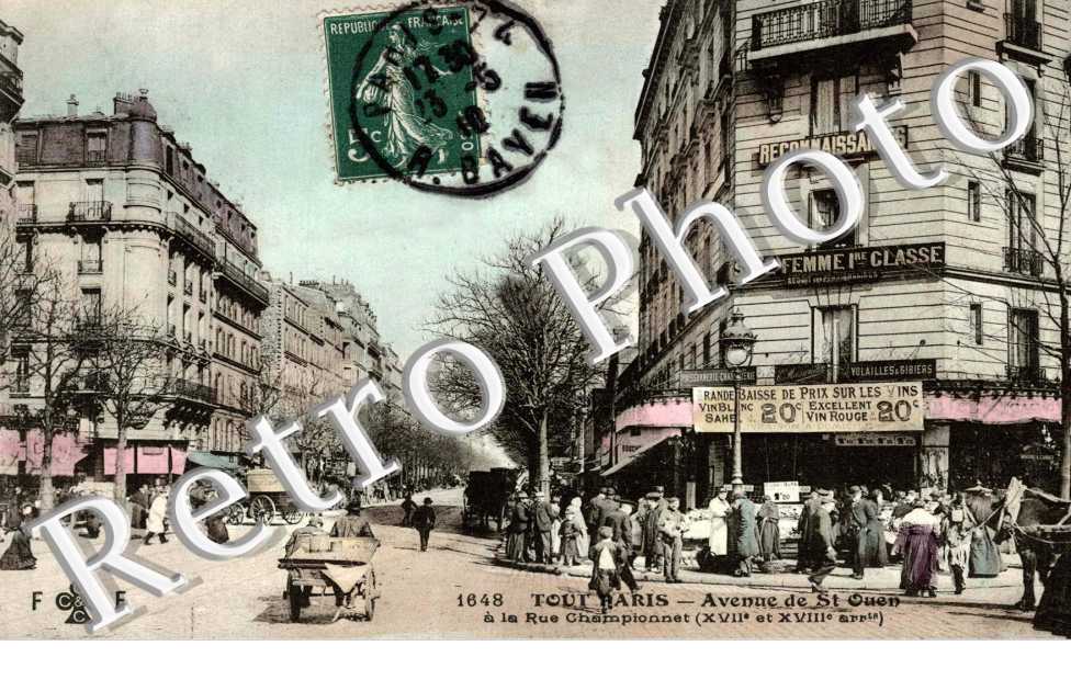 Avenue de Saint-Ouen a la rue Championnet