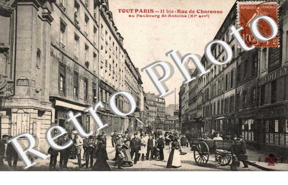 rue de Charonne et Faubourg Saint-Antoine