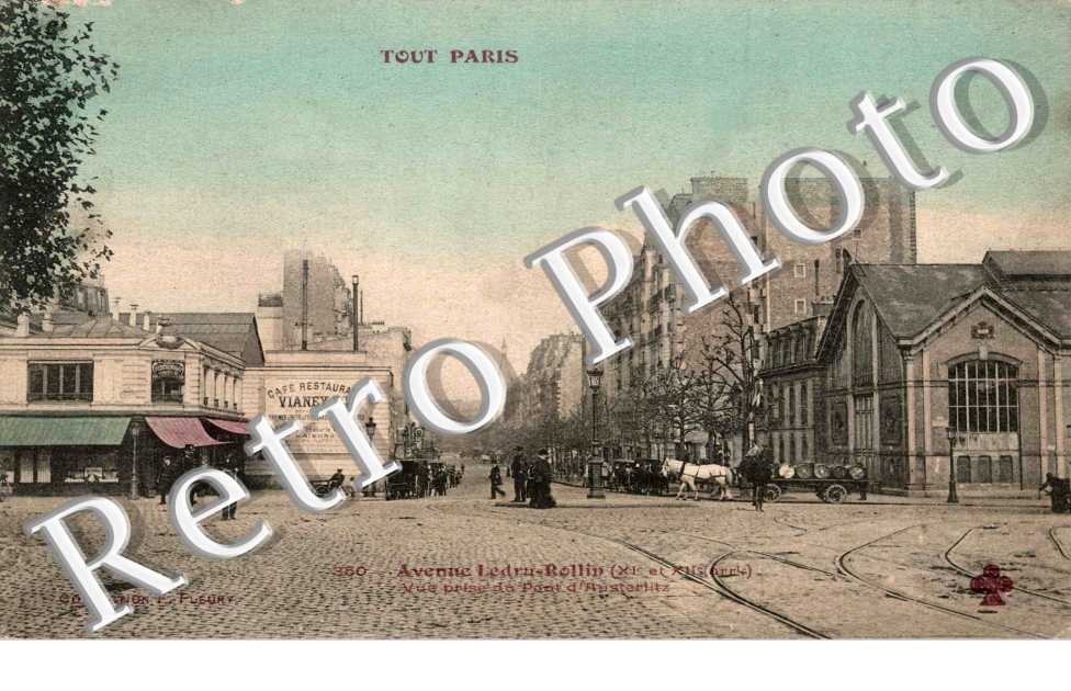 Avenue Ledru Rollin prise du pont d'Austerlitz