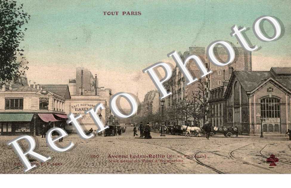 Avenue Ledru Rollin prise du pont d'Austerlitz