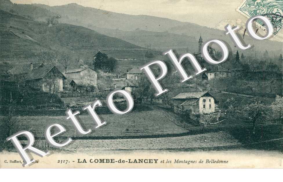 Vue generale et les montagnes de Belledonne
