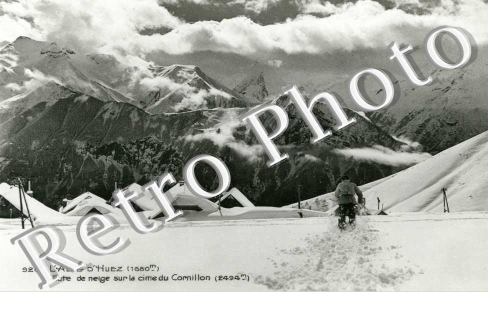 Chute de neige sur la cime du Cornillon