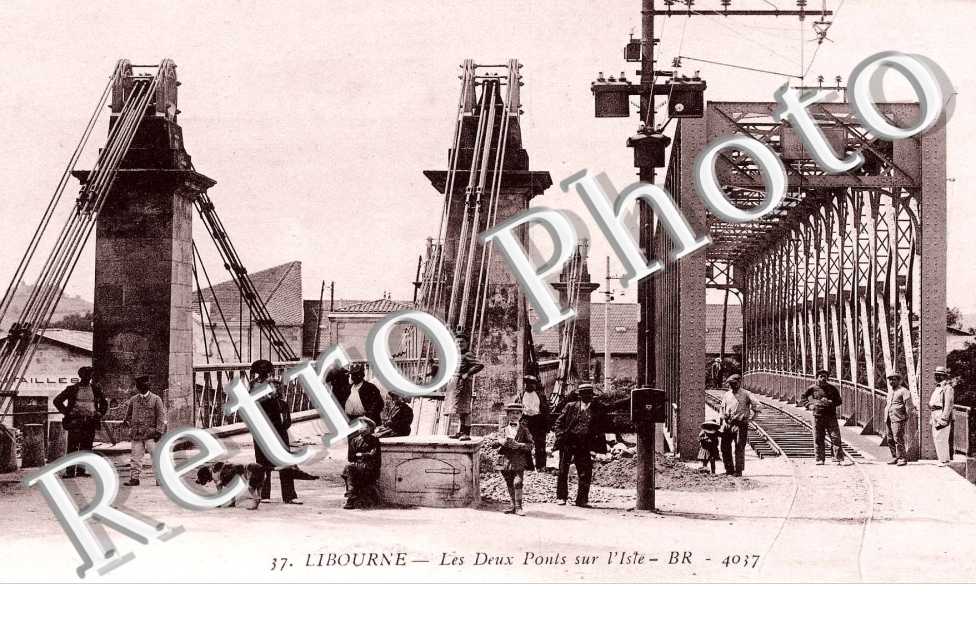 Les deux Ponts sur l'Isle