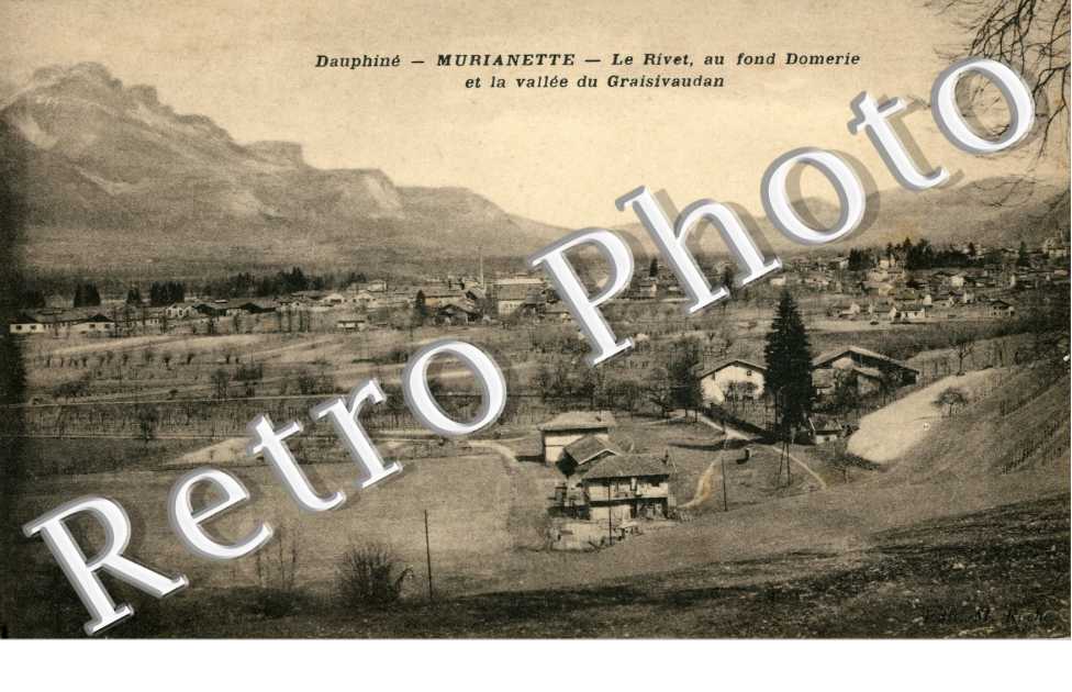 Le Rivet au fond Domerie et la vallee du Graisivaudan