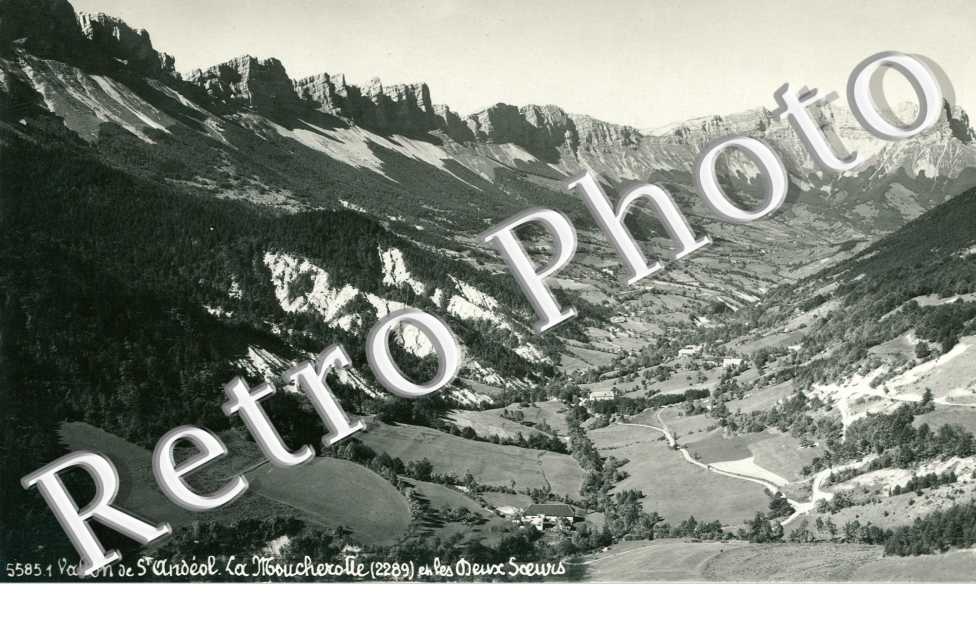 Vallon de Saint-Andeol - La Moucherolle et les Deux Soeurs