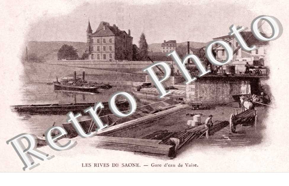 les rives de Saone - gare d'eau de Vaise