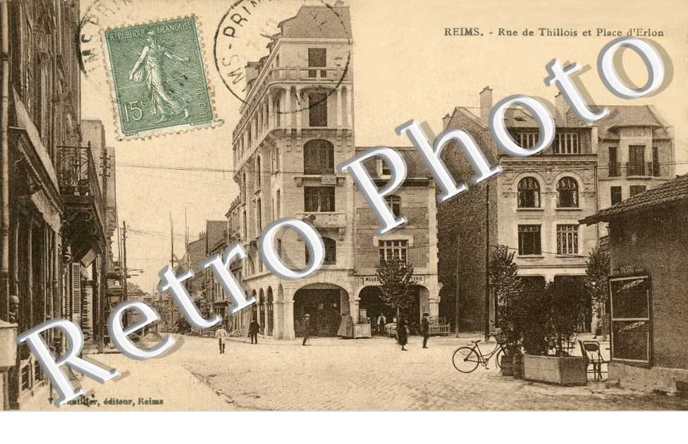 rue de Thillois et place d'Erlon