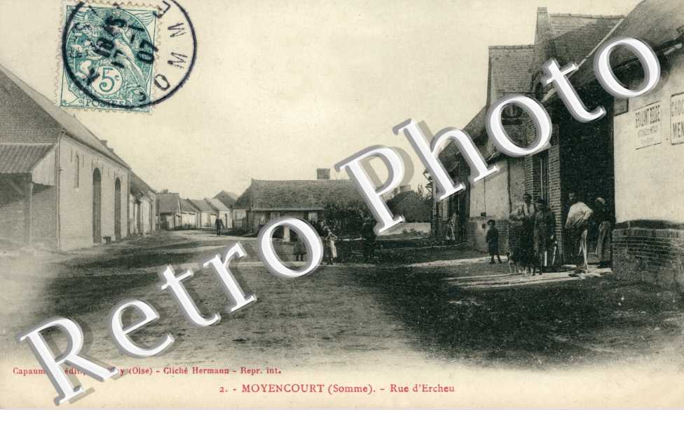 rue d'Ercheu en 1907