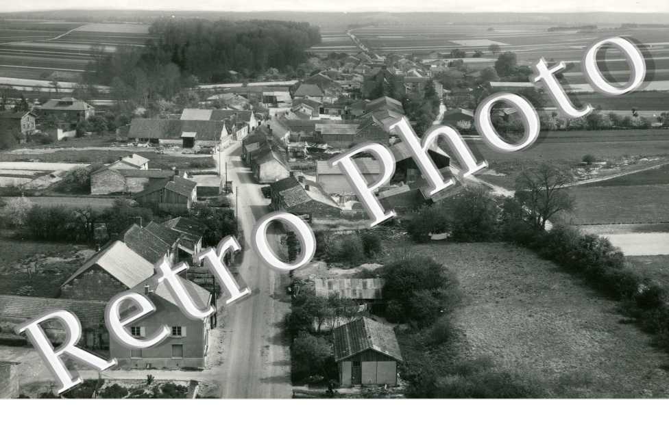 vue generale aerienne La rue de Fere-Champenoise