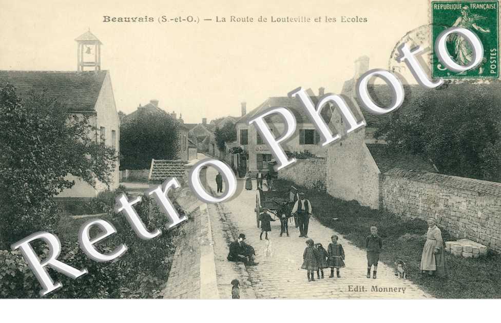 Beauvais - La route de Louteville et les ecoles